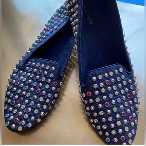 Kenneth Cole Reaction rhinestone  flats